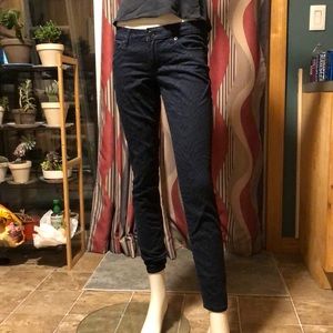 Black and dark blue zebra print Express Jeans